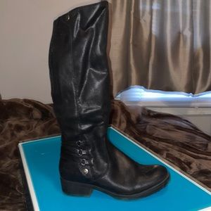 Tall black boots